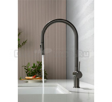 Смеситель для кухни AQUAme Cucina с выдвижным изливом AQM9901GM