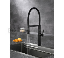 Смеситель для кухни AQUAme Cucina с гибким изливом AQM9904MB