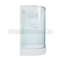 Душевая кабина DTO D D272L профиль хром, стекло матовое