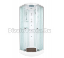 Душевая кабина DTO D EM1510GMEL профиль хром, стекло матовое