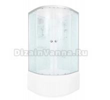 Душевая кабина DTO D EM4510N профиль хром, стекло матовое с узором