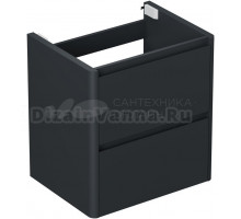 Тумба под раковину без столешницы Allen Brau Gravity 60 2 ящика, матовый антрацит