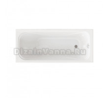 Акриловая ванна ARAGUT Классик Щ0000063276 165x70 см, пристенная, белая, с каркасом