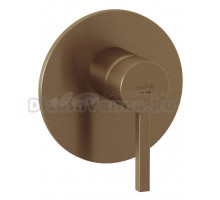 Встраиваемый смеситель для душа и ванны Kludi Nova Fonte 20755N115 С ВНУТРЕННЕЙ ЧАСТЬЮ, брашированная бронза PVD