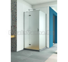 Душевой уголок Vegas Glass AFP-Fis Retta 100*90 08 10 L профиль глянцевый хром, стекло сатин