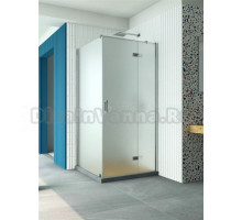 Душевой уголок Vegas Glass AFP-Fis Retta 100*90 08 10 R профиль глянцевый хром, стекло сатин