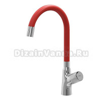 Смеситель для кухни Kohr Fly 1LN020201CPE-0000A хром, красный