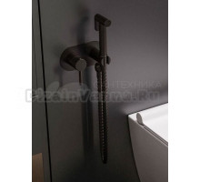 Гигиенический душ со смесителем встраиваемый Knotlor FHS01S1BL, черный