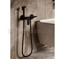 Гигиенический душ со смесителем Knotlor FHS01S0BL, черный