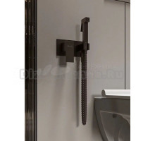 Гигиенический душ со смесителем встраиваемый Knotlor FHS02S1BL, черный
