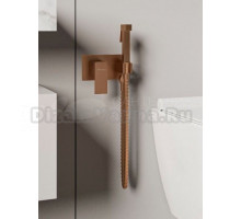 Гигиенический душ со смесителем встраиваемый Knotlor FHS02S1RB, бронза