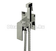 Гигиенический душ со смесителем встраиваемый Knotlor FHS02C1C, хром