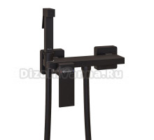 Гигиенический душ со смесителем Knotlor FHS02S0BL, черный