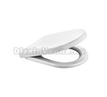 Крышка-сиденье ARTIQ Serb DP глянцевая белая, с микролифтом
