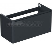 Тумба под раковину без столешницы Allen Brau Gravity 100 1 ящик, матовый антрацит