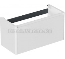 Тумба под раковину без столешницы Allen Brau Gravity 100 1 ящик, матовый белый