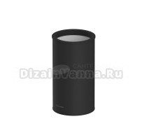 Стакан для зубных щеток WHITECROSS Ergo ER2236BL черный, пластиковый