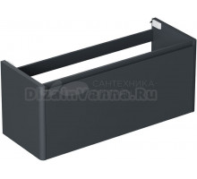 Тумба под раковину без столешницы Allen Brau Gravity 120 1 ящик, матовый антрацит