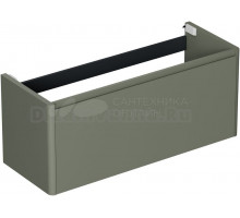 Тумба под раковину без столешницы Allen Brau Gravity 120 1 ящик, матовая олива