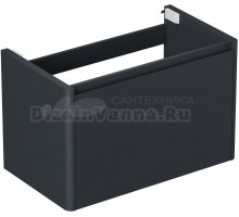 Тумба под раковину без столешницы Allen Brau Gravity 80 1 ящик, матовый антрацит