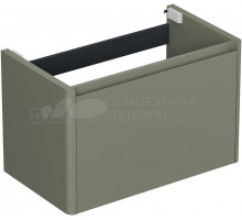 Тумба под раковину без столешницы Allen Brau Gravity 80 1 ящик, матовая олива