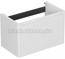 Тумба под раковину без столешницы Allen Brau Gravity 80 1 ящик, матовый белый