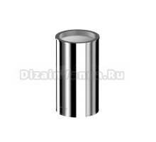 Стакан для зубных щеток WHITECROSS Ergo ER2236CR хром, пластиковый