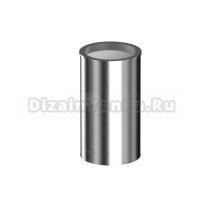 Стакан для зубных щеток WHITECROSS Ergo ER2236NIB никель, пластиковый