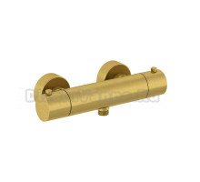 Термостатический смеситель Kludi Objekta 35200N038 для душа, брашированное золото PVD