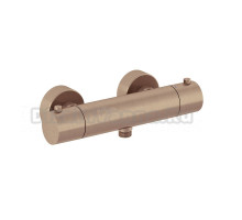 Термостатический смеситель Kludi Objekta 35200N138 для душа, брашированная бронза PVD