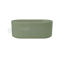 Акриловая ванна AVS Олимпия 822-0002-ODM 170x75 см, отдельностоящая, оливковая темная, овальная, на ножках, с донным клапаном