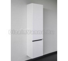 Шкаф-пенал для ванной Comforty Лозанна 40П подвесной, глянцевый белый