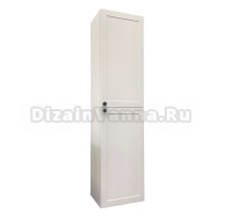 Шкаф-пенал для ванной Comforty Ереван 40 подвесной, серый шелк