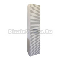 Шкаф-пенал для ванной Comforty Касабланка 35 подвесной, серый шелк