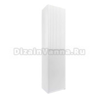 Шкаф-пенал для ванной Comforty Мадрид 40 подвесной, матовый белый