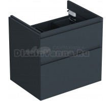 Тумба под раковину без столешницы Allen Brau Infinity 60 2 ящика, без подсветки, матовый антрацит