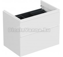 Тумба под раковину без столешницы Allen Brau Infinity 70 2 ящика, без подсветки, матовый белый