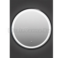 Зеркало круглое Comforty Лея 60 с подсветкой, бесконтактный сенсор, черное