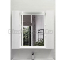 Зеркало Comforty Ангара 90 с подсветкой, бесконтактный сенсор, белое