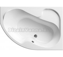 Акриловая ванна Ravak Rosa I CL01000000 R без опоры 160x105 см, угловая, правая, встраиваемая, белая, асимметричная