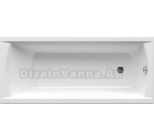 Акриловая ванна Ravak Classic C531000000 без опоры 160x70 см, пристенная, белая