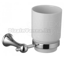 Стакан для ванной Lemark Standard Standard LM2136C настенный, хром, керамический