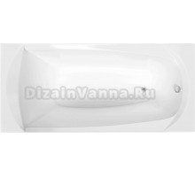 Акриловая ванна 1MarKa Elegance У16536 без опоры 150x70 см, пристенная, белая