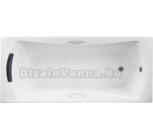 Акриловая ванна 1MarKa Agora У19641 без опоры 170x75 см, пристенная, белая