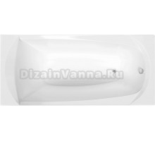 Акриловая ванна 1MarKa Elegance У21150 без опоры 165x70 см, пристенная, белая