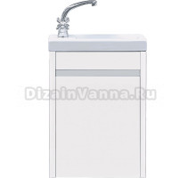Тумба под раковину без столешницы Misty Мини 40 прямая, подвесная, белая