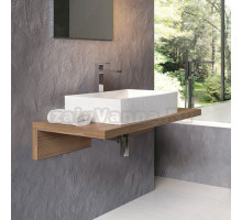 Тумба с раковиной Ravak столешница L 100 темный орех