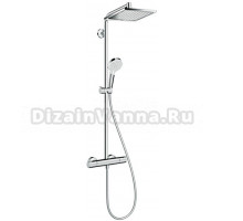 Душевая стойка Hansgrohe Crometta E 240 1jet Showerpipe EcoSmart 27281000 хром