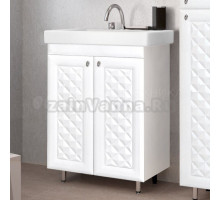 Тумба под раковину без столешницы Style Line Канна 60 Люкс, белая