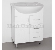 Тумба под раковину без столешницы Style Line Эко Фьюжн №24 65 белая